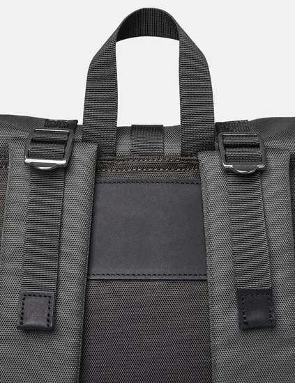 Roll Top Rucksack RPET Eco-Friendly Backpack with Laptop Compartment Leisure Bag Waterproof Backpack Knapsack