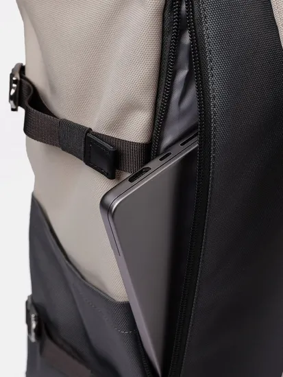 High Quality 17 Inch Custom Simple Waterproof Roll Top Backpack Business Travel Laptop Backpack