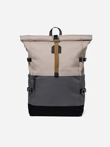 High Quality 17 Inch Custom Simple Waterproof Roll Top Backpack Business Travel Laptop Backpack