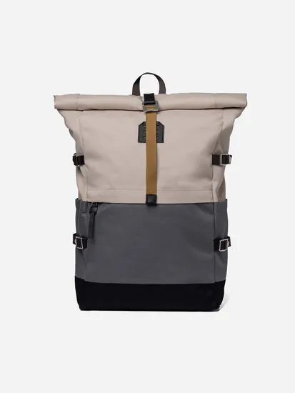 High Quality 17 Inch Custom Simple Waterproof Roll Top Backpack Business Travel Laptop Backpack