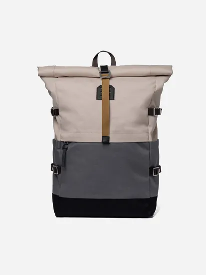 High Quality 17 Inch Custom Simple Waterproof Roll Top Backpack Business Travel Laptop Backpack