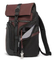 Business Laptop Backpack Waterproof High Tech Daypack with PU Leather USB Charging Port Travel Backpack