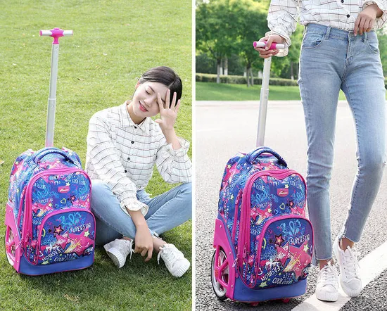 Kids Luggage Trolley Kid′s Travel Bag, , Kids School Trolley Luggage Bag