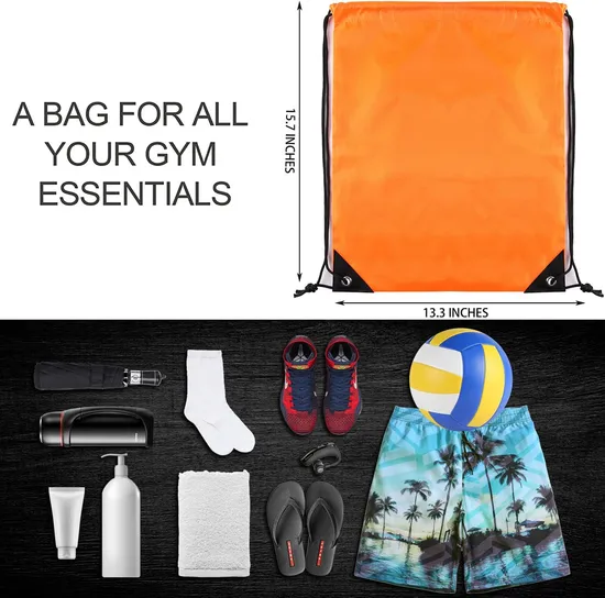 Drawstring Bulk String Backpack Draw String Bags Pack Cinch Bags for Gym