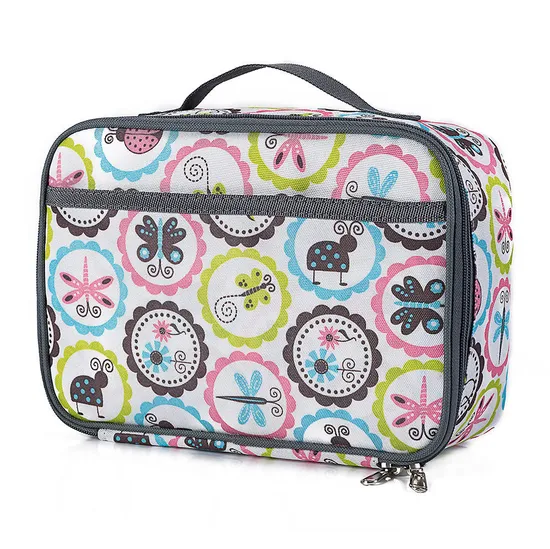 Hot Sale Factory Blue Oxford Camouflage Thermal Insulation Student Skill Lunch Bag