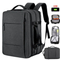 Travel Backpack Large Capacity Expandable USB Charging Anti Theft Smart Business Laptop Bagpack Business Arket Backpack