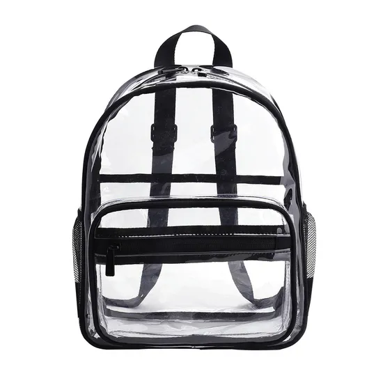 Customized Logo Transparent PVC Backpack Multifunctional Waterproof Student Backpack