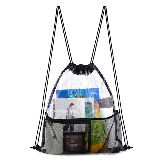 Customized Logo Transparent Backpack Foldable Lrge Capacity EVA Waterproof Backpack