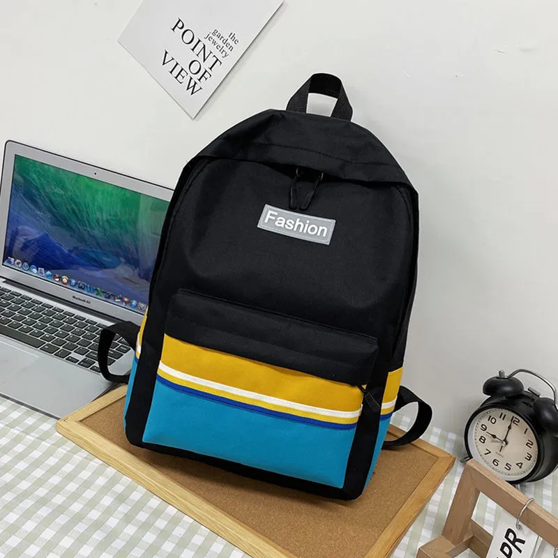 Customized Factory Schoolbag Simple and Versatile Campus Casual Backpack