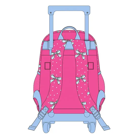 Wholesale Children Trolley Backpack School Bag Girl School Trolley Backpack Set
