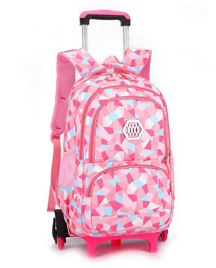 Wholesale Trolley Children School Backpack with Wheels Trolley Bag
