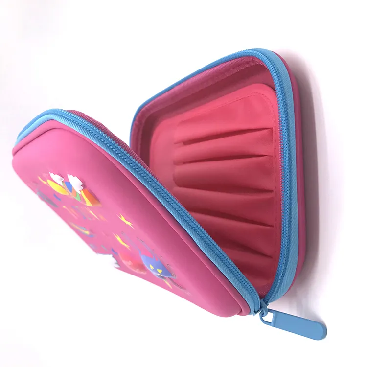 Cute Unicorn Pencil Case School Girls Toddler Hardtop Pencil Pouch EVA Pen Box for Kids Schools &amp; Offices