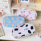 Cute Cartoon Canvas Stationery Storage Bags Student Large Capacity Pencil Case