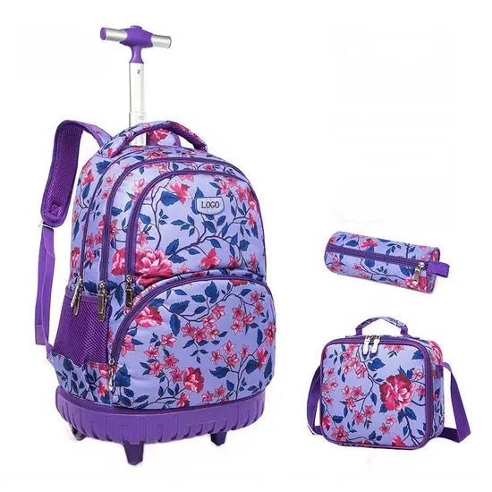 Custom Kids Travel Children Luggage Rolling Case Travel Bag Trolley School Bag Price with Wheels for Kids