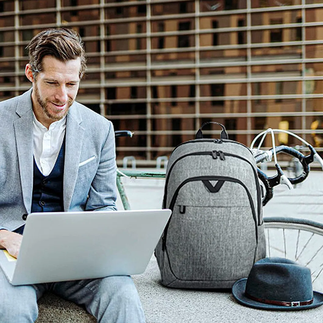 Custom Bookbags Anti Theft Waterproof Schoolbags USB Back Pack Business Travel Durable 15.6 Laptop Bag Backpack