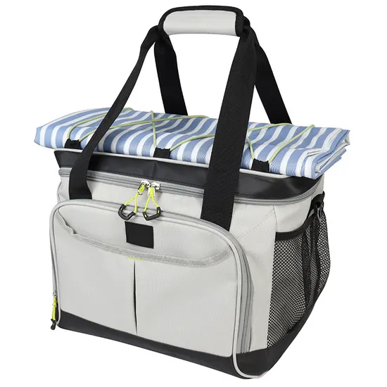 Collapsible 75 Cans Beach Cooler Foldable Collapsible Cooler Bag Camping Bag Insulation Bag Waterproof Lunch Thermal Bag