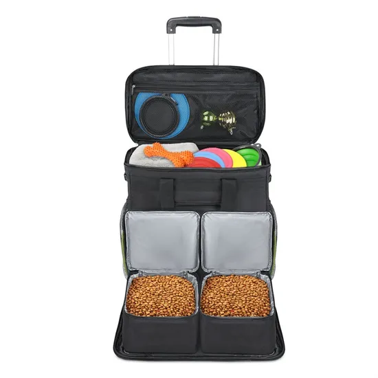 Factory New Outdoor Convenient Pet Pull Bag Portable Travel Food Trolley Bag