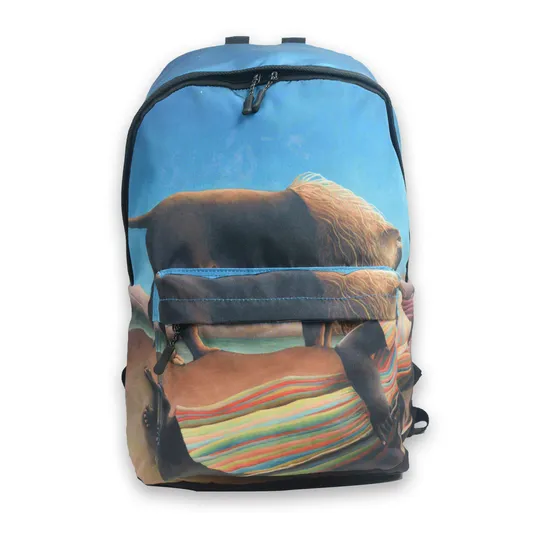 New Design Daypack Waterproof Polyester Schoolbags Back Pack Animals Bookbags Unisex Custom Printed School Bags Backpack