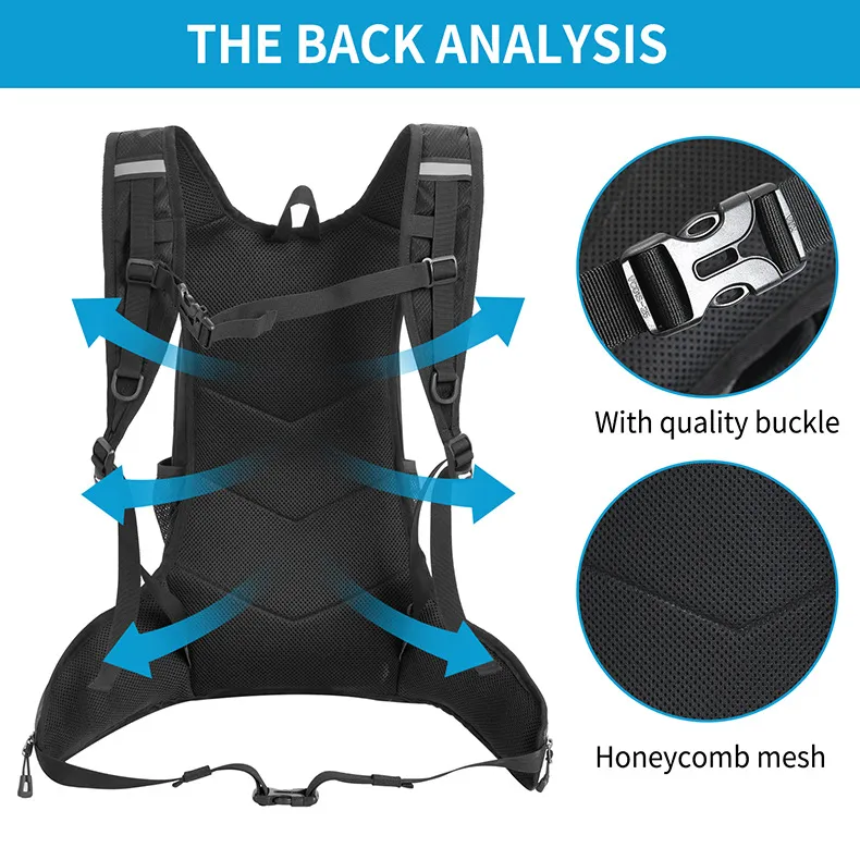 Outdoor Sports Backpack with Waterproof and Large Capacity for Hiking Mountaineering
