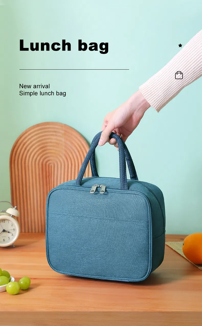 New Design Print Logo Sustainable Kids Student Office Beach Small Insulated Sublimation Cooler Lunch Bag