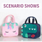 Monster -Shaped Cute Lunch Bag with Aluminum Film Can Bring Lunch Insulation Cooler Bag for Kids and Boys&amp;Girls