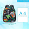 Custom Logo Children School Bags Dinosaur Pattern Toddler Kids Backpack Colorful Children Schoolbag for Boys