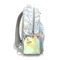 Custom Fashion Large Capacity Holographic Laser PU Girls School Bags Kids School Backpack