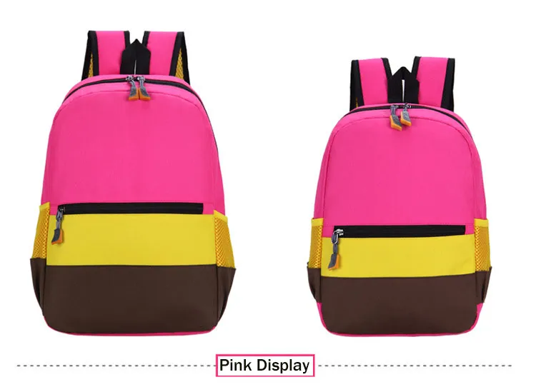 Primary School Bags Daily Used Customized Logo Printing Children Backpacks for Girls and Boys
