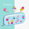 Large Capacity Hardtop 3D Ice Cream Pencil Box Pencil Bag