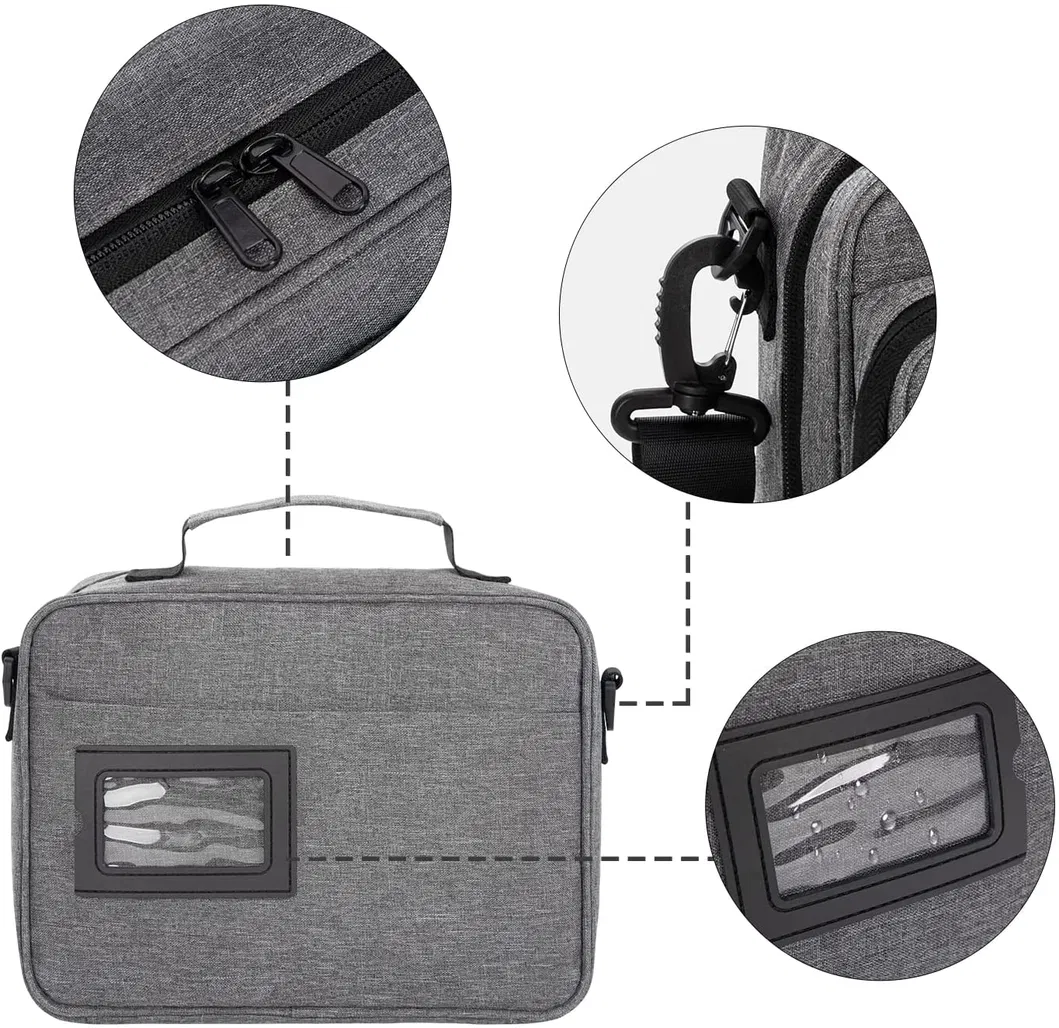 Travel Case Thermal Insulin Cooler Bag Carrying Case Diabetic Medical Supplies Storage Bag with Custom Logo