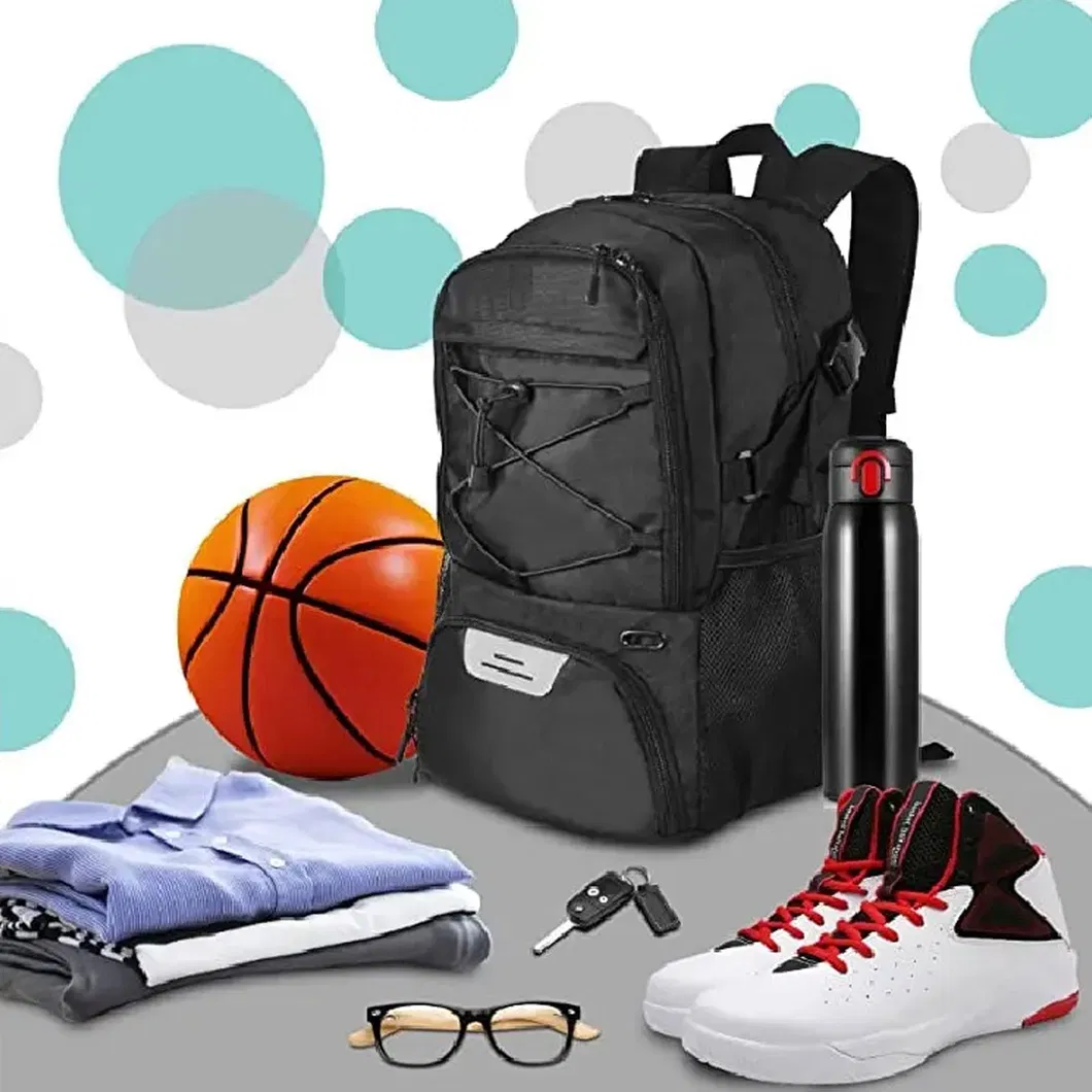 Custom Youth Sports Equipment Logo BSCI Factory Wholesale High Quality Large Capacity Waterproof Basketball Bag