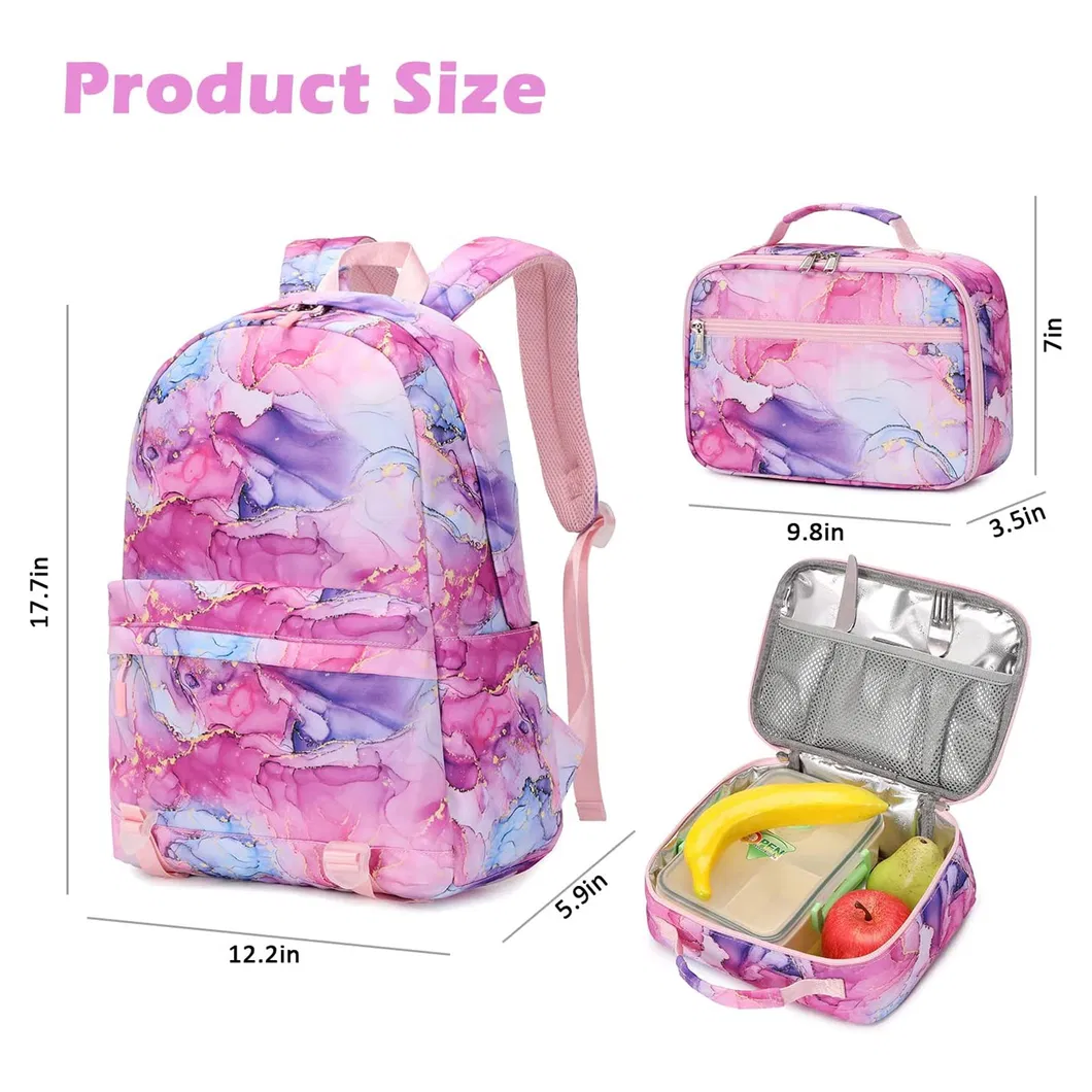 Custom Logo Polyester Children Bags Kids School Backpack for Girls Boys Waterproof Bag Customized