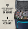 Factory Directly Sell Portable Foldable Summer Camping Insulated BBQ Picnic Bag Collapsible Ice Trolley Rolling Cooler Bag with Wheels