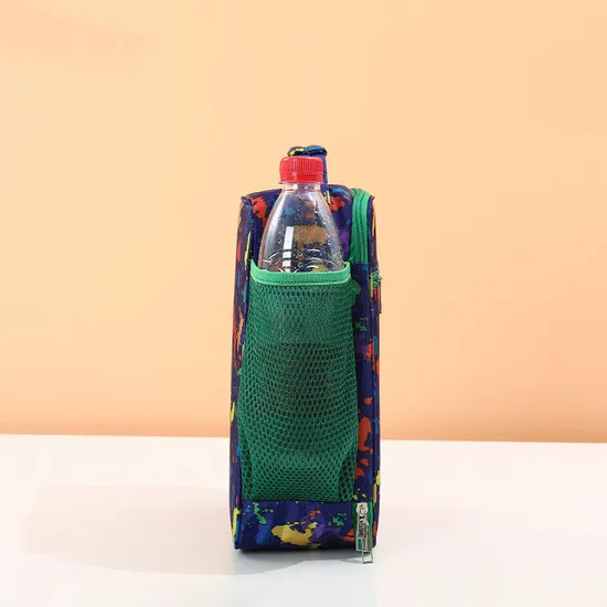 New Product Tie Dye Style Oxford Lunch Bag with Handle Aluminum Foil Thickened Insulation Bag Cooler Bag
