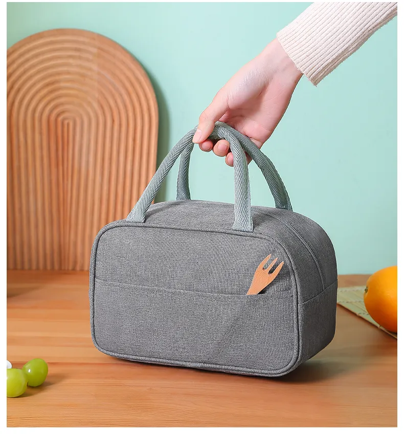 New Design Print Logo Sustainable Kids Student Office Beach Small Insulated Sublimation Cooler Lunch Bag