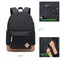Classical Basic Travel Backpack Student College Men Water Resistant Laptop School Bag Bookbag with USB Charging