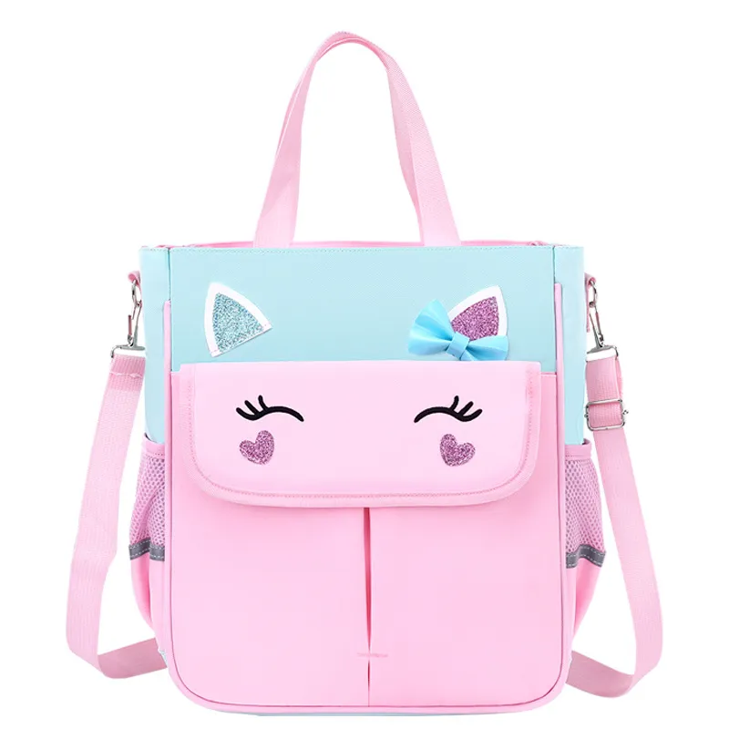 Wholesale Custom Cartoon Cute Unicorn Tote Bag Pencil Caselarge Capacity Waterproof Children&prime;s Backpacks Boys and Girls Backpack