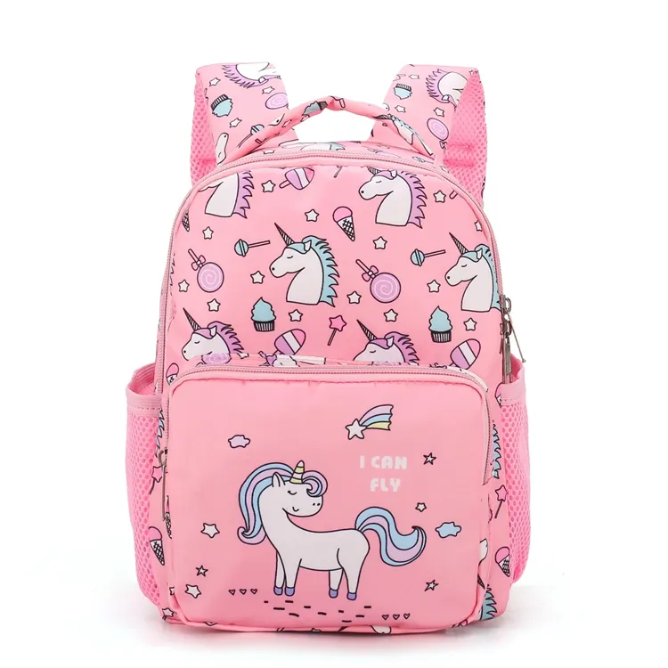 New Cartoon Cute Unicorn Backpack Children Bag Kindergarten Bag Students Backpack