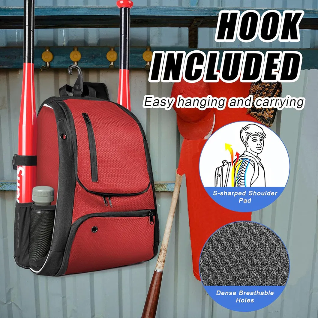 Wholesale Training Baseball Bag Large Capacity Softball Squash Backpack