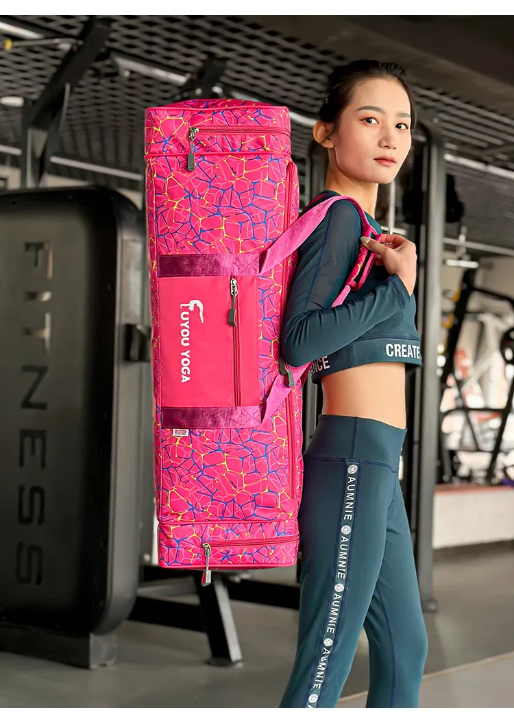2024 Spring New Yoga Mat Storage Bag Multi Functional Yoga Large Capacity Sports Fitness Backpack