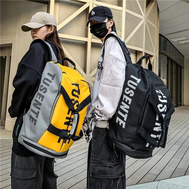 Large Capacity Backpack for Mens Travel Backpack Independent Shoe Fitness Bag