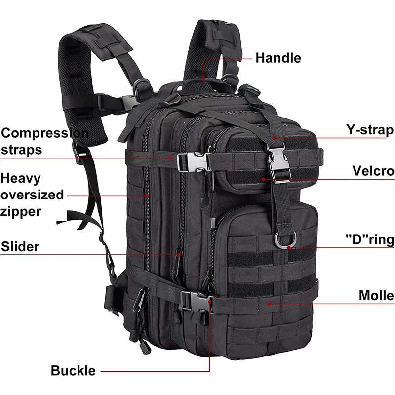 Factory Outdoor Waterproof Oxford Backpack Multifunctional and Large Capacity Tactical Backpacks