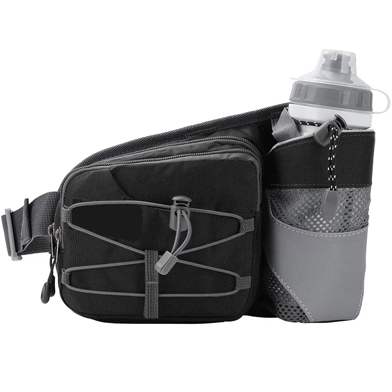 Factory Customized Water Bottle Waist Bag Outdoor Small Cycling Water Bottle Bag