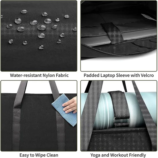 Factory Customized Waterproof Nylon Quality Yoga Bag Travel Luggage Handbag