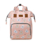 Trendy Wave Pattern Mommy Bag Large Capacity Lightweight Baby Diaper Backpack