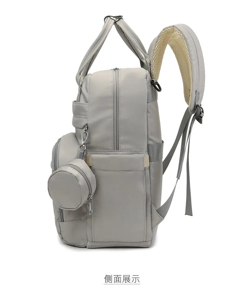 Mommy Bag Large Capacity, Lightweight Multifunctional Dry and Wet Separation Anti-Theft Diaper Backpack