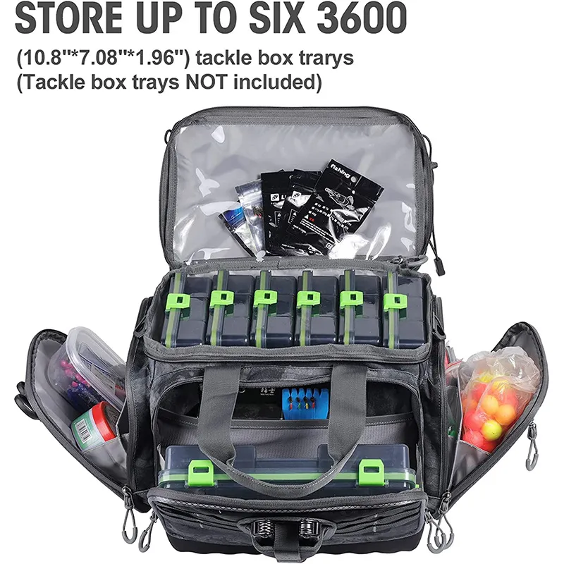 Factory Customized Fishing Gear Large Waterproof Fishing Storage Bag