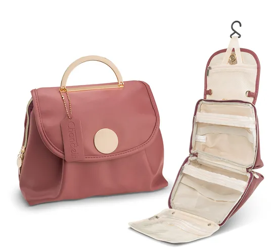 Toilet Bag with Dry and Wet Separation Large Capacity Makeup Portable Waterproof Hand Bag