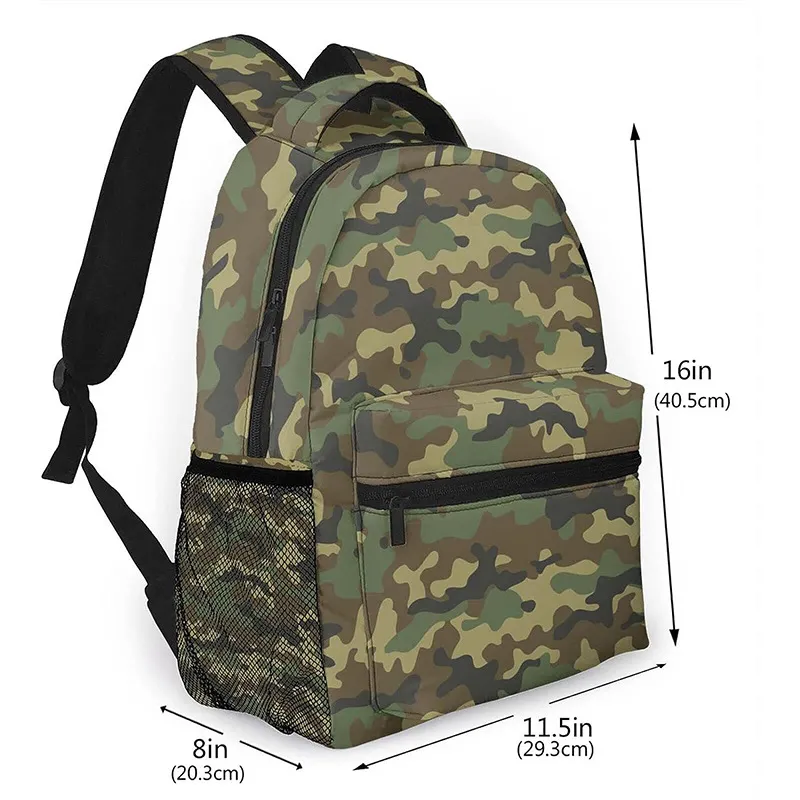 Tactical Camouflage Style Training Backpack College Students Dormitory Backpack