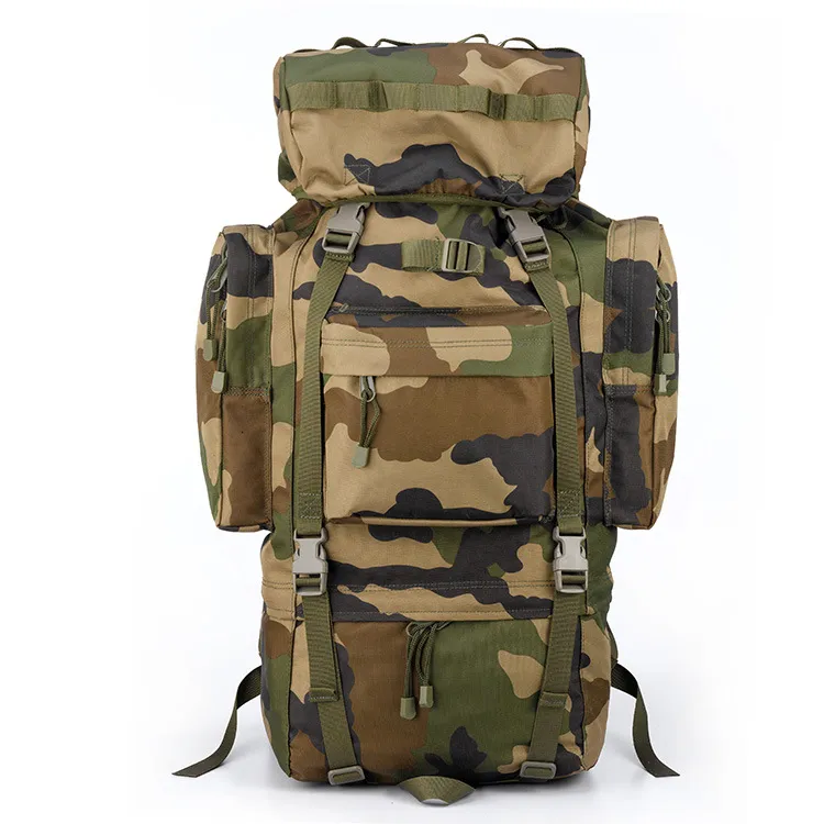 Outdoor Mountaineering Bag Tactical Large Capacity Backpack Travel Hiking Camping Camo Backpack